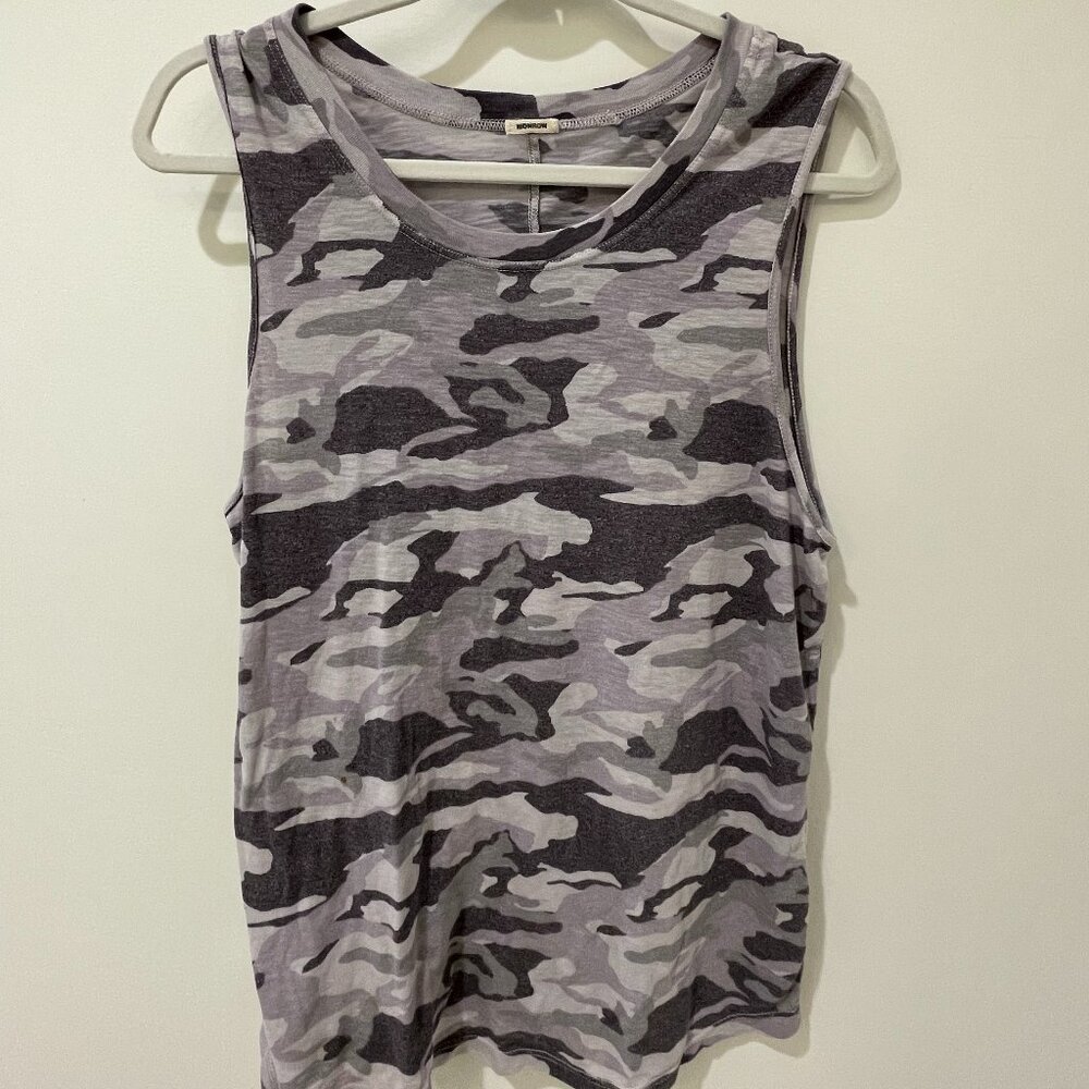 Monrow Camo Muscle Tank – Size M
